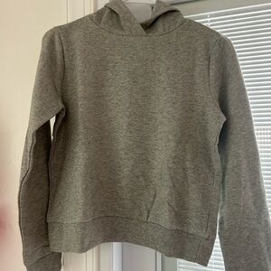 Big Girls' Core Heather Long Sleeve Hoodie, Gray, Size XL for 5-6 Years Girls.